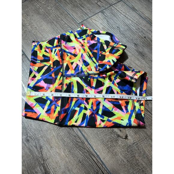 Fleo Women's Multicolor 4” High Rise Bike Shorts Size X-Small - Picture 5 of 7